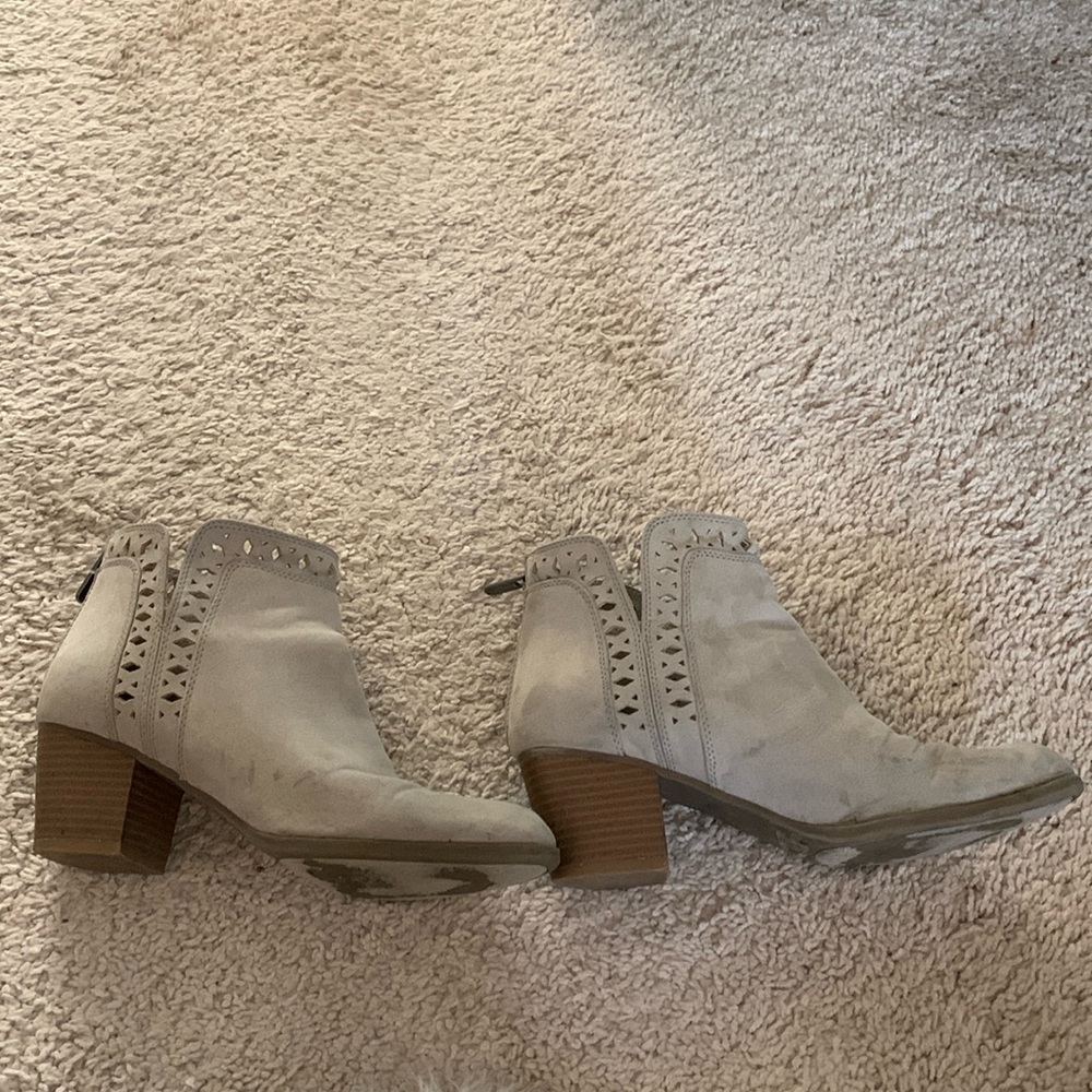 Tan booties